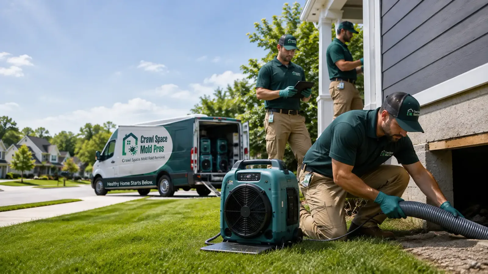 Crawl Space Mold Removal in Dexter, KS